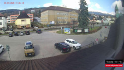 Střed obce Rokytnice nad Jizerou