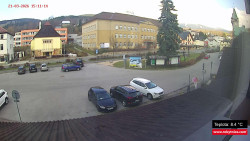 Střed obce Rokytnice nad Jizerou