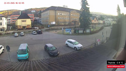 Střed obce Rokytnice nad Jizerou