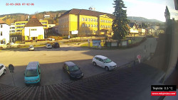 Střed obce Rokytnice nad Jizerou