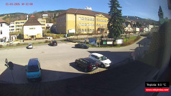 Střed obce Rokytnice nad Jizerou