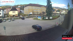 Střed obce Rokytnice nad Jizerou