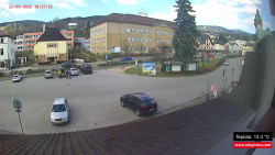 Střed obce Rokytnice nad Jizerou