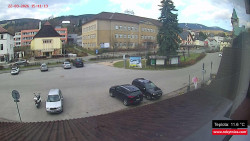 Střed obce Rokytnice nad Jizerou