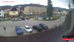 Střed obce Rokytnice nad Jizerou