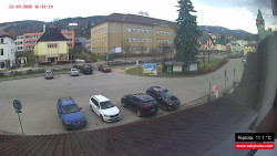 Střed obce Rokytnice nad Jizerou