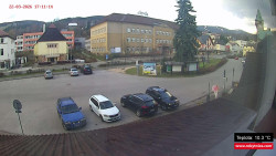 Střed obce Rokytnice nad Jizerou