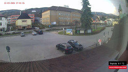 Střed obce Rokytnice nad Jizerou