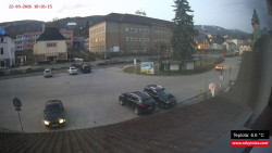 Střed obce Rokytnice nad Jizerou