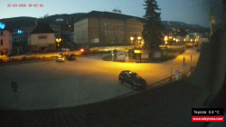 Střed obce Rokytnice nad Jizerou