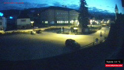 Střed obce Rokytnice nad Jizerou