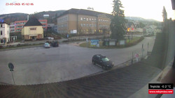 Střed obce Rokytnice nad Jizerou