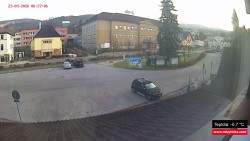 Střed obce Rokytnice nad Jizerou