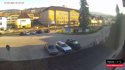 Střed obce Rokytnice nad Jizerou