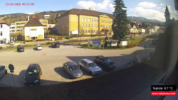 Střed obce Rokytnice nad Jizerou