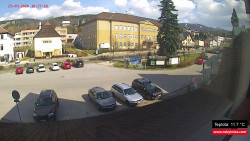 Střed obce Rokytnice nad Jizerou