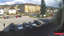 Střed obce Rokytnice nad Jizerou