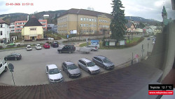 Střed obce Rokytnice nad Jizerou