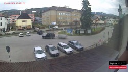 Střed obce Rokytnice nad Jizerou