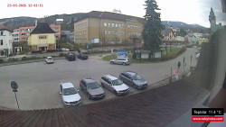 Střed obce Rokytnice nad Jizerou