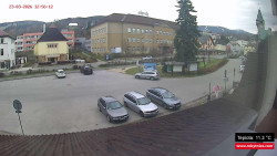 Střed obce Rokytnice nad Jizerou