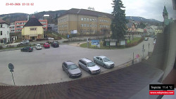 Střed obce Rokytnice nad Jizerou