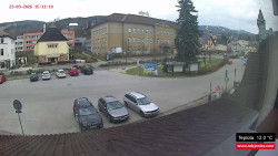 Střed obce Rokytnice nad Jizerou