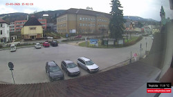 Střed obce Rokytnice nad Jizerou