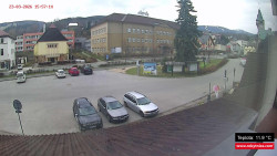 Střed obce Rokytnice nad Jizerou