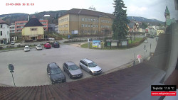 Střed obce Rokytnice nad Jizerou