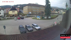 Střed obce Rokytnice nad Jizerou