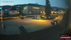 Střed obce Rokytnice nad Jizerou