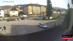 Střed obce Rokytnice nad Jizerou