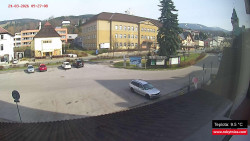 Střed obce Rokytnice nad Jizerou