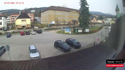 Střed obce Rokytnice nad Jizerou