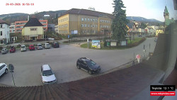 Střed obce Rokytnice nad Jizerou