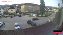 Střed obce Rokytnice nad Jizerou