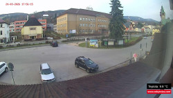 Střed obce Rokytnice nad Jizerou