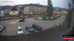 Střed obce Rokytnice nad Jizerou