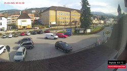 Střed obce Rokytnice nad Jizerou