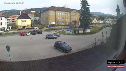 Střed obce Rokytnice nad Jizerou