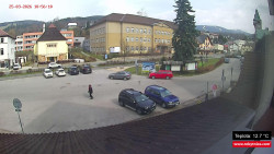 Střed obce Rokytnice nad Jizerou