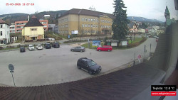 Střed obce Rokytnice nad Jizerou