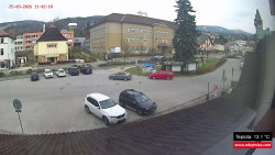 Střed obce Rokytnice nad Jizerou