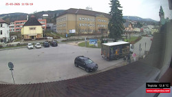 Střed obce Rokytnice nad Jizerou