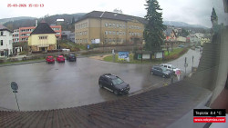 Střed obce Rokytnice nad Jizerou