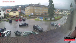 Střed obce Rokytnice nad Jizerou