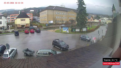 Střed obce Rokytnice nad Jizerou