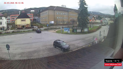 Střed obce Rokytnice nad Jizerou