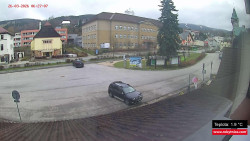 Střed obce Rokytnice nad Jizerou